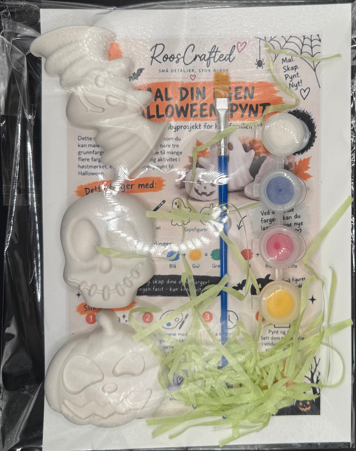 Mal din egen Halloween-pynt | Hobbysett – RoosCrafted